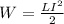 W= \frac{LI^2}{2}