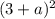 (3+a)^{2}