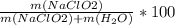 \frac{m(NaClO2)}{m(NaClO2)+m(H_{2}O )}*100%