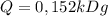 Q=0,152kDg