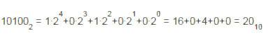 Переведите в десятичную систему числа используя инженерный тип калькулятора. а) (1001)2= б) (10100)2