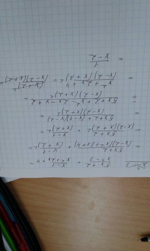 Выполните сложение дробей 5х+2/х^3-8 + х-1/х^2+2х+4