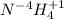 N^{-4}H^{+1}_{4}