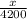 \frac{x}{4200}