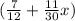 ( \frac{7}{12}+\frac{11}{30}x)