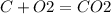 C+O2=CO2