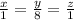 \frac{x}{1}= \frac{y}{8} = \frac{z}{1}