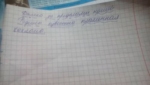 Далеко за пределами нашей родины известна пламенная хохлома разобрать членам предложения