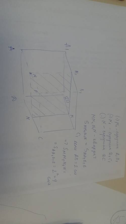 Точка м -середина ребра ав куба авсда1в1с1д1 . постройте сечение куба плоскостью проходящей через то