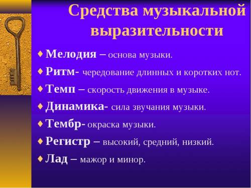 Как на рисунке изобразить средства музыкальной выразительности