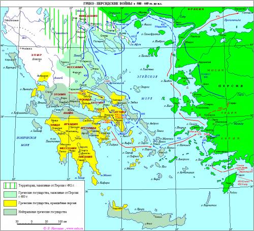 Нужна хронологическая таблица греко-персидские войны