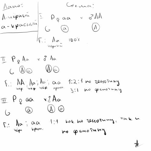 №1 какое потомство можно ожидать от скрещивания черного гомозиготного быка с красной коровой если из