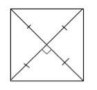 Докажите что если диагонали прямоугольника перпендикулярны то он является квадратом