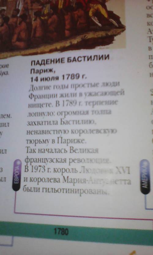 Причина револиции во франции в 18 веке по пунктам