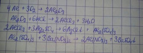 Al-al^2o^3-alcl^3-al^2(so^4)^3-al(no^3)^3