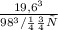 \frac{19,6 г}{98 г/моль}