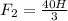 F_2=\frac{40H}{3}