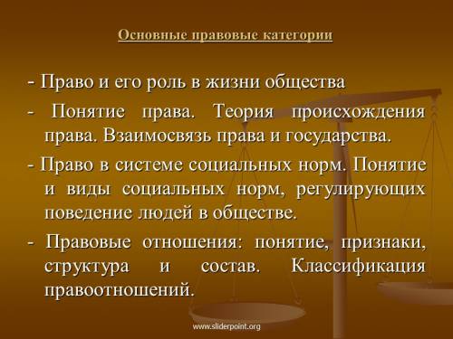 Право, его роль в жизни государства и общества