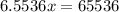 6.5536x=65536