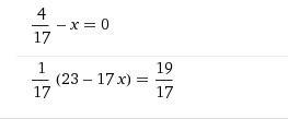 37/17- (x+1 4/17)=1 9/17. (48.72: 1.2+1.696: 0.32)*1.2-3.4= решение