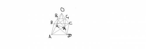 Квадраь abcd со стороной 10 см и точка o не лежат в одной плоскости точки a1b1c1d1 являются середина
