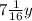 7\frac{1}{16}y