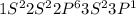 1 S^{2} 2 S^{2}2 P^{6}3 S^{2}3 P^{1}