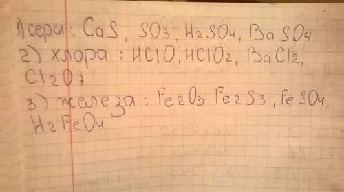 Определите степень окисления и валентности hclo, hcl o2, ci2 o7, fe2 o3, fe2 s3, fe so4