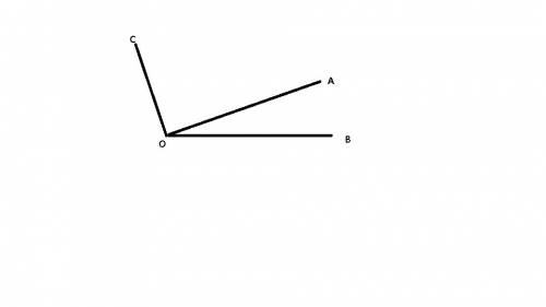 Начертите острый угол аов проведите луч ос так что-бы угол аок был прямым а сов тупым