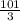 \frac{101}{3}