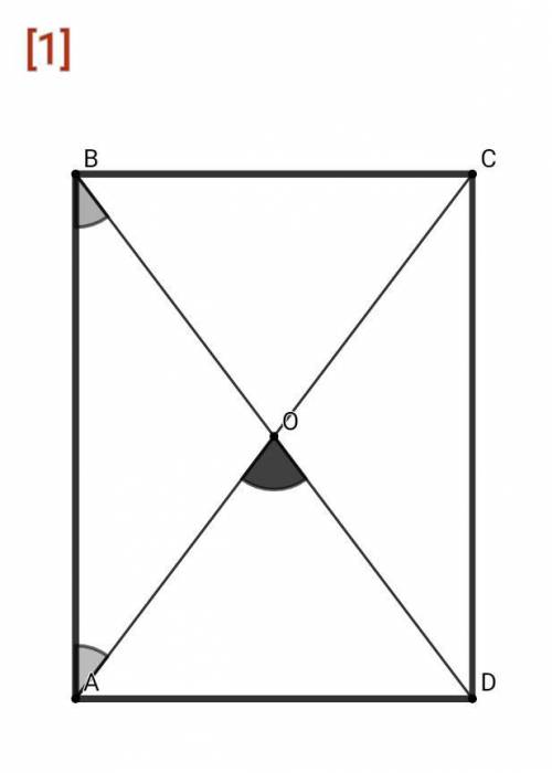 Вариант 1. 1.диагонали прямоугольника abcd пересекаются в точке о, угол аво =36 градусов .найдите уг