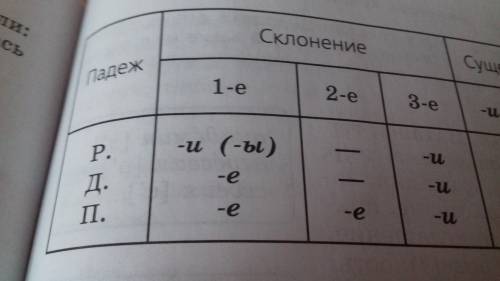 Как узнать когда на конце cлова пишется е а когда и например на опушке