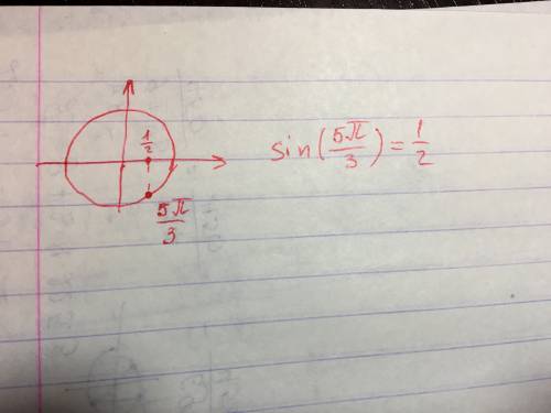 Вычислите sin(5π/3) кто шарит плез