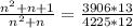 \frac{n^2+n+1}{n^2+n}=\frac{3906*13}{4225*12}