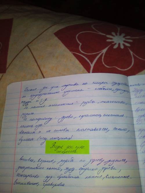 «декоративно – прикладное творчество и его виды» - доклад. по музыке 60 !