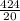 \frac{424}{20}