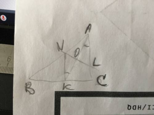 Биссектриса угла а треугольника авс пересекает сторону вс в точке к. через середину отрезка ак-точку