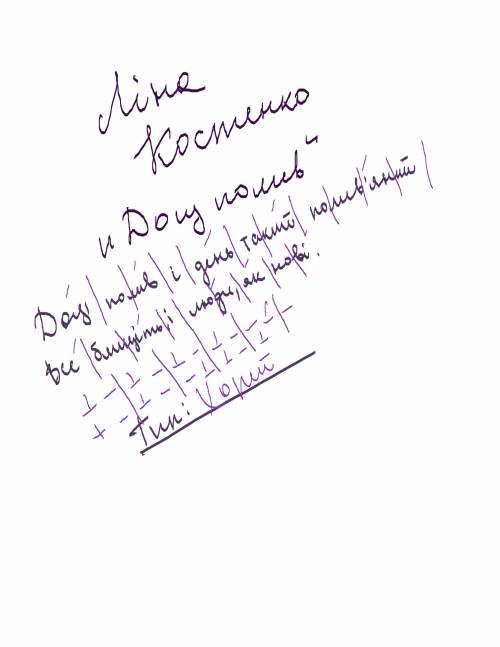 Зробіть в зошиті ритмічний малюнок вірша ліна костенко дощ полив