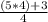 \frac{(5*4)+3}{4}