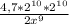 \frac{4,7*2 ^{10} *2^{10}}{2 x^{9} }