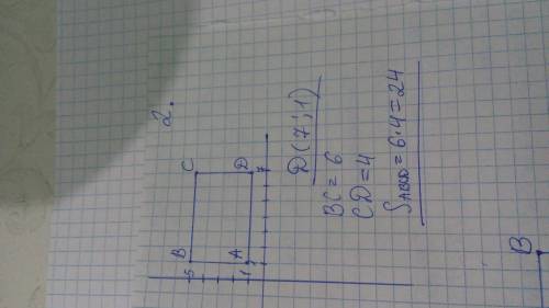 Только решите правильно 1)найдите координаты вершины d прямоугольника abcd по координатам его вершин