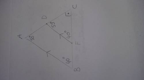4. чему равны острые углы прямоугольного треугольника авс с гипотенузой ав, если dϵac, fϵсв и df ║ а