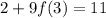 2+9f(3)=11