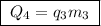 \boxed{\;Q_4 = q_3m_3\;}