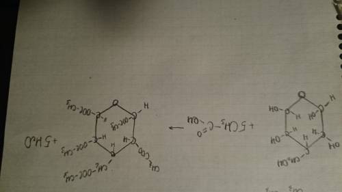 С: 1. составьте уравнение реакции взаимодействия фруктозы с уксусной кислотой. 2. восстановлением ма