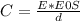 C= \frac{E*E0S}{d}