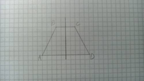 Разделите трапецию на две равновеликие трапеции прямой, пересекающей её основания, сколько решений и