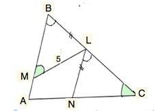 Востроугольном треугольнике abc на сторонах ас и вc отмечены соответственные точки n и l так, что nl