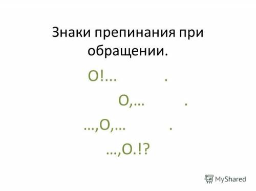 Расскажите о знаках препинания при обращении