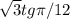 \sqrt{3} tg \pi /12